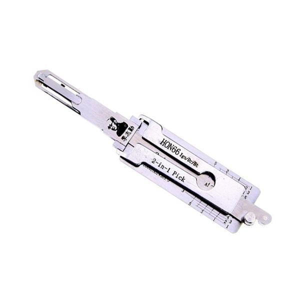 Original Lishi ORIGINAL LISHI: HON66 Honda 2-In-1 Pick - Ignition / Door / Trunk - AG OLS-HON66-AG - main